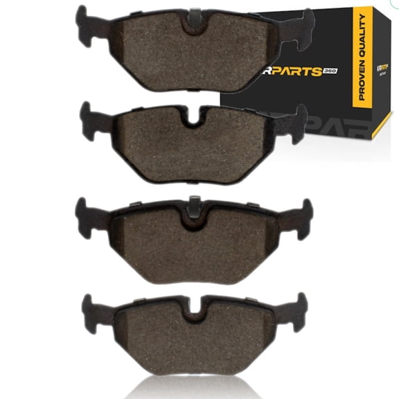 KarParts360 For Saab 9-5 1999-2010 Disc Brake Pads | Electronic Pad Wear Sensor | 45 Millimeters / 1.77 Inches Inner Height