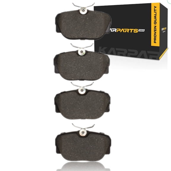 KarParts360 For Saab 900 1990 1991 1992 1993 Disc Brake Pads | Electronic Pad Wear Sensor | 51.8 Millimeters / 2.04 Inches Inner Height