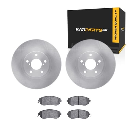KarParts360 For Subaru BRZ 2013 2014 2015 Brake Rotor Set | With Brake Pads