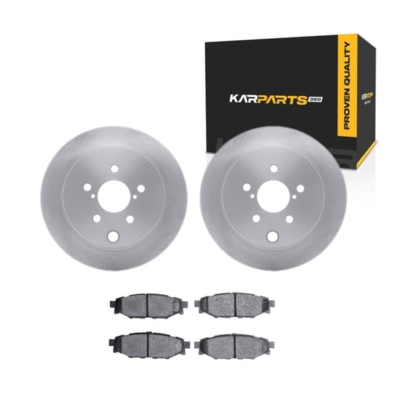 KarParts360 For Subaru Impreza 2012 13 14 15 2016 Brake Rotor Set | With Brake Pads