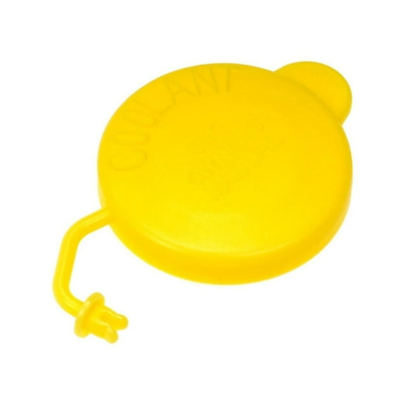 KarParts360 For Subaru Legacy 1990-2004 Engine Coolant Cap | Plastic | Yellow | Flip Top Type | Snap-On Attachment | 40 Millimeters Diameter