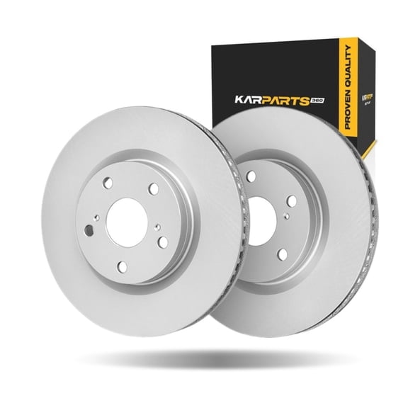 KarParts360 For Subaru Outback/Legacy 2020 21 22 23 24 2025 Brake Rotors Front | Plain Rotor Style | 1-Piece Rotor Construction