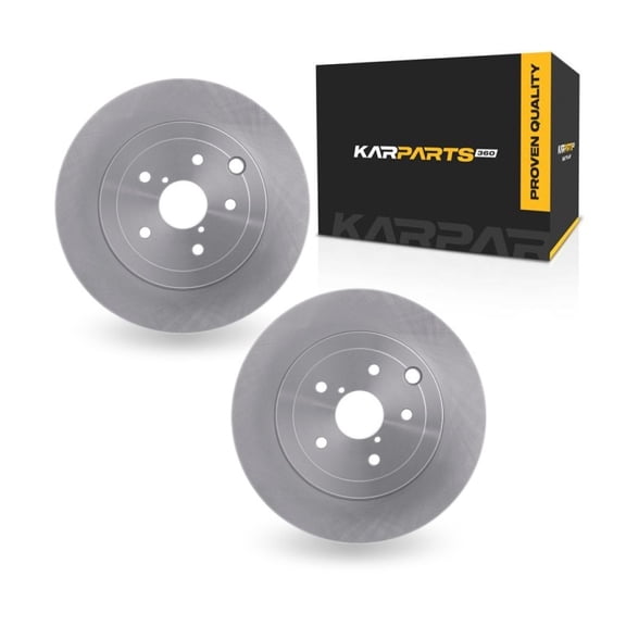 KarParts360 For Subaru WRX STI 2018 2019 2020 2021 Brake Rotors Rear