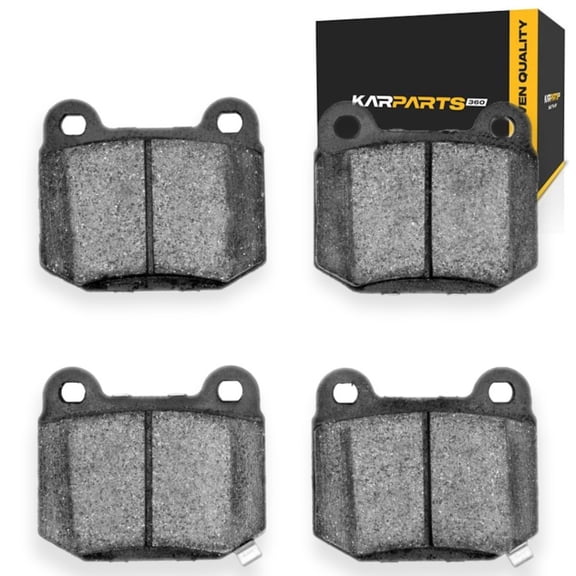 KarParts360 For Toyota GR86 2024 2025 2026 Brake Pads | Low Metallic | Mechanical Pad Wear Sensor | 65.8 Millimeters / 2.59 Inches Inner Pad Height