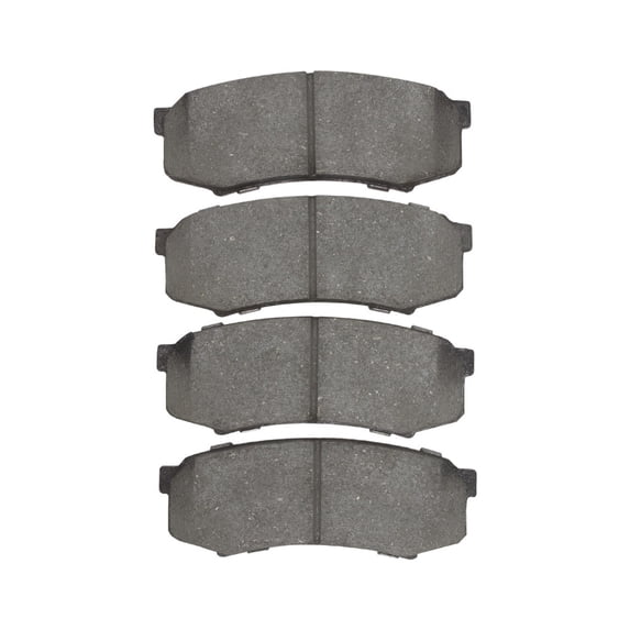 KarParts360 For Toyota Sequoia 2001-2007 Disc Brake Pads | Rear | Set Of 4 | 15.5 Millimeters/0.61 Inches Inner Pad Overall Thickness