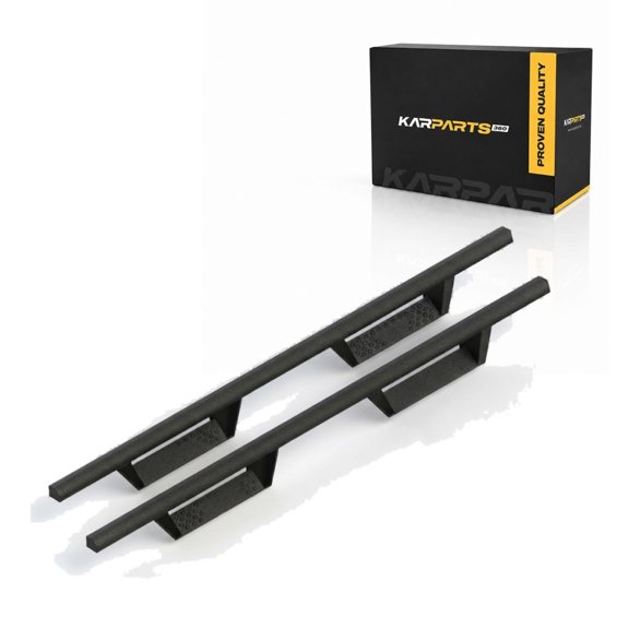 KarParts360 For Toyota Tacoma 2005-2020 Drop Side Steps | Powder Coated / Painted | Rocker Panel Mount
