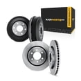 thumbnail image 1 of KarParts360 For Toyota Tacoma 2005-2023 Disc Brake Rotor Set | Front and Rear | 4 Pieces | Cast Iron Material | Single-Piece Casting Construction, 1 of 4