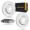 thumbnail image 1 of KarParts360 For Volkswagen Bora 2006 2007 2008 2009 Brake Rotor Set Rear | Plain Rotor Style | Performance / Racing Driving Style, 1 of 4