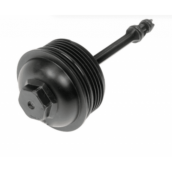 KarParts360 For Volkswagen Vento 2018 Oil Filter Cap | Plastic | Black | Thread On | Replacement For 03L115433, 03L115433B