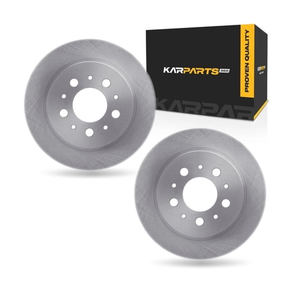 KarParts360 For Volvo 780 1990 1991 Brake Rotors Rear