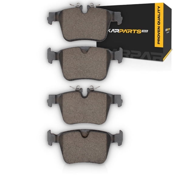 KarParts360 For Volvo C40 Recharge 2022 2023 2024 Brake Pads | Ceramic | Electronic Pad Wear Sensor | 59.7 Millimeters / 2.35 Inches Inner Height