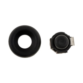 KarParts360 For Ford Bronco 1992 93 94 95 1996 Overdrive Shift Button And Cap | Plastic Cable Material | Black | Replacement For 5C3Z-7210-AAA, F2UZ7A214-A