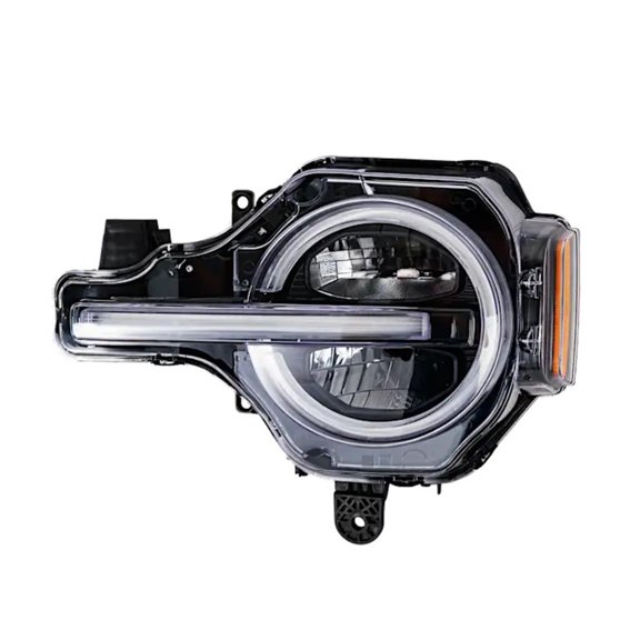 KarParts360 For Ford Bronco 2021 2022 2023 Headlight Driver Side | LED | Lens and Housing | With LED Light Bar | Replacement For FO2502417 | 196743321783, M2DZ13008B