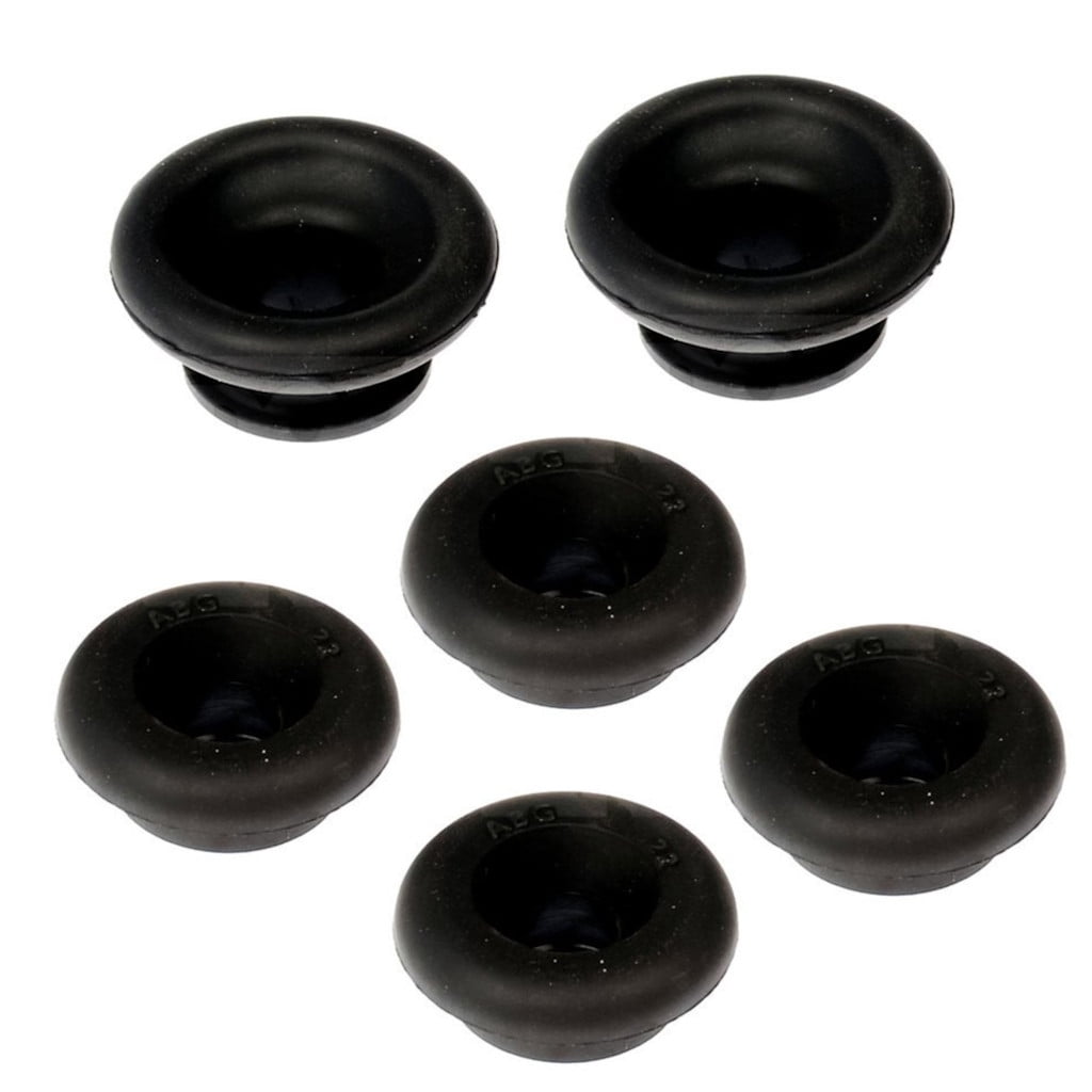 KarParts360 For Ford Bronco 2021 2022 Airbox Grommet Assortment | Rubber | Black | 0.164 Inches, 0.167 Inches Groove Width | 0.536 Inches, 0.756 Inches Thickness