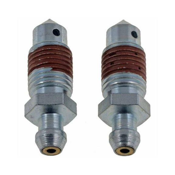 KarParts360 For Ford Bronco/F-150 1990-1996 Brake Bleeder Screws | 2 Pieces | Steel Material | Natural | 7/16 Inches - 20 By 1-1/4 Inches Bolt Thread Size | Replacement For E0TZ2208-B