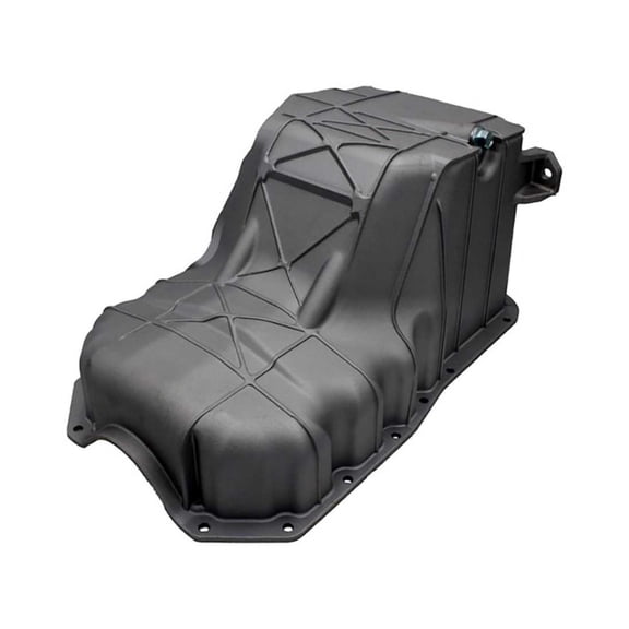 KarParts360 For Ford Cougar 1990 91 92 93 1994 Engine Oil Pan | Aluminum Material | Metallic Finish | Gray | Rear Sump Location | 5 qt Capacity | M12x1.75 Drain Thread Size | 8.25 Inches Maximum Dept