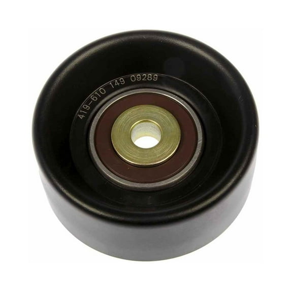 KarParts360 For Ford E-150/E-350 Club Wagon/Thunderbird 2005 Idler Pulley | Steel | Serpentine Belt Type | Black Color | 17 Millimeters Inside Diameter | 1 Mounting Hole | For 10069950, 4792581AA