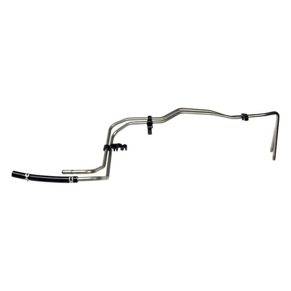 KarParts360 For Ford E-150/E-350 Econoline Club Wagon 1998 99 00 01 2002 HVAC Heater Hose | Aluminum and Rubber | Natural | Hose End 2 | Quick Disconnect End 1 | Replacement For XC2Z18B402FA