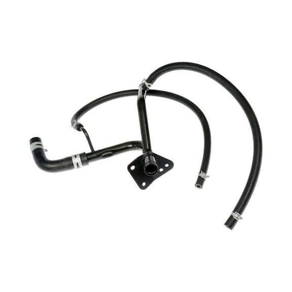 KarParts360 For Ford E-150 Econoline Club Wagon 1999 2000 HVAC Heater Hose | Steel/Rubber | Coated Black | Hose End 3 | Flange End 1 and 2 | Branched Coolant Hose | Replacement For XL3Z18663AA