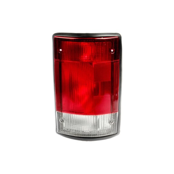 KarParts360 For Ford E-250/E-150 2003 Tail Light Driver Side | Clear, Red Lens | Plastic Housing | Plastic Lens Material | 12 VDC Volts | Street Legal | Replacement For F5UZ16405A