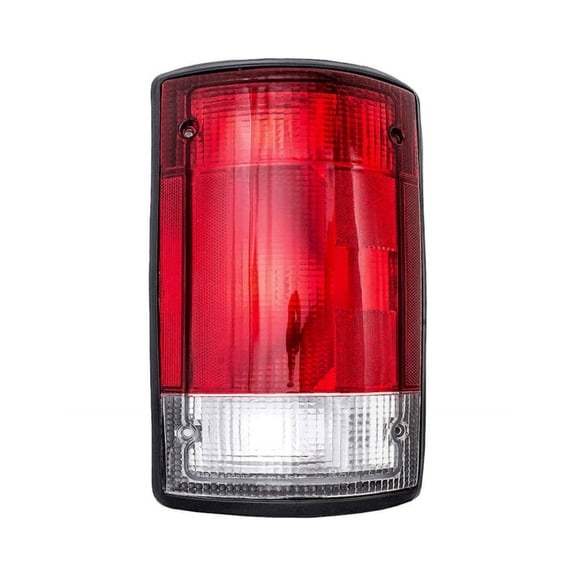 KarParts360 For Ford E-250/E-150 2003 Tail Light Passenger Side | Clear, Red Lens | Plastic Housing | Plastic Lens Material | 12 VDC Volts | Street Legal | Replacement For 1C2Z13404AA, 2C2Z13404AA