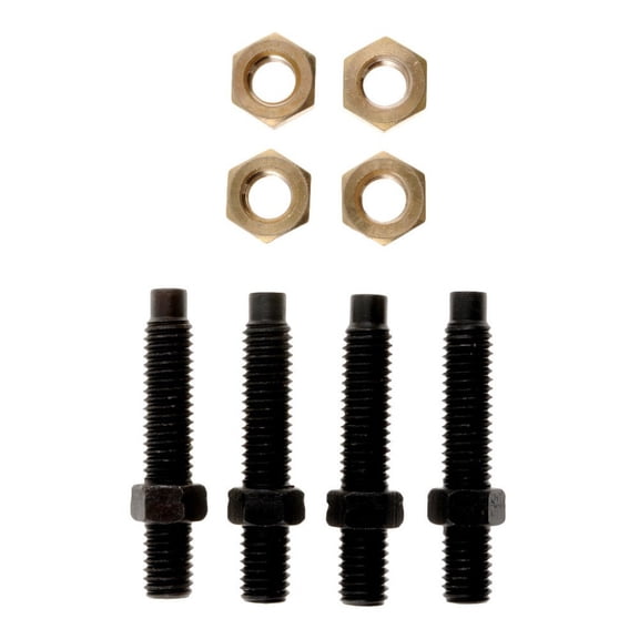 KarParts360 For Ford E-350 Club Wagon/E-150 2003 Exhaust Stud Kit | Metal | 4 Studs | Pilot Point Fastener | 2.535 Inches Stud Length | 7/16-14 Thread Size #1 | Replacement For 375636-S7, 389112-S2