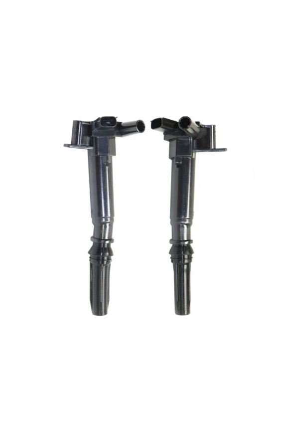 For Ford E-350/E-450 Super Duty 2017 Ignition Coils Driver And Passenger Side | Pair | 2-Prong Blade Male Terminal | 1 Female Connector | 12 Volts | Coil On Plug | Bolt-On