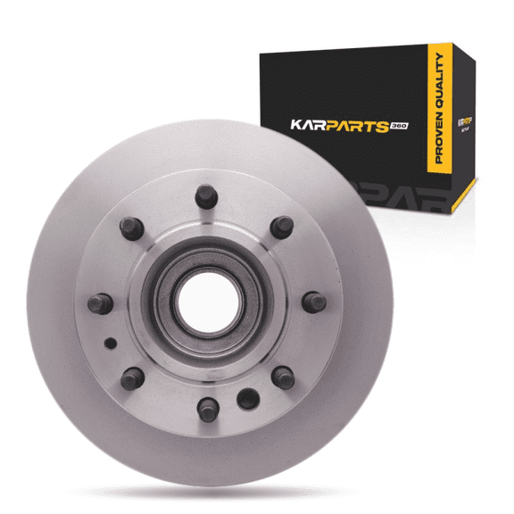 KarParts360 For Ford E-350/E-450 Super Duty 2021 22 23 24 25 2026 Disc Brake Rotor | 8 Stud/Lug Hole | 13.58 Inches Outside Diameter | 1.51 Inches Discard Thickness | 1.57 Inches Nominal Thickness