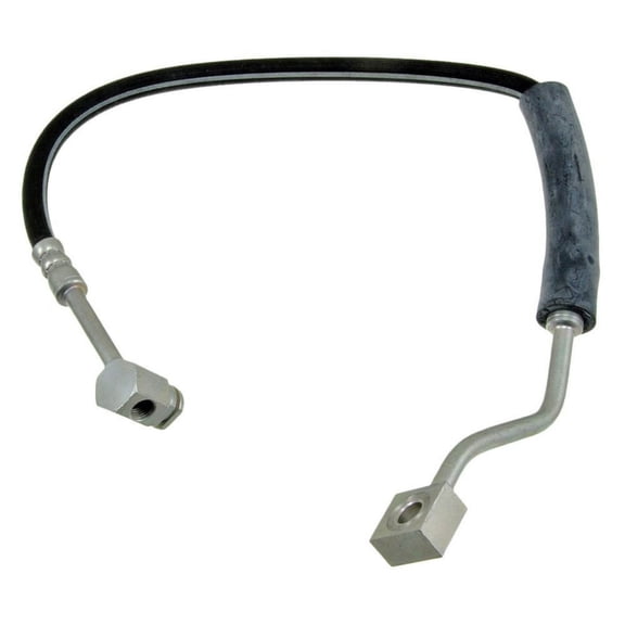 KarParts360 For Ford E-350 Econoline/Econoline Club Wagon 1992 Brake Hose | EPDM Rubber Black | Flexible Hose Banjo End 1 | Treated Steel End 1 | 18.88 In. Axis 1 Length | Replacement For F2UZ-2078-E