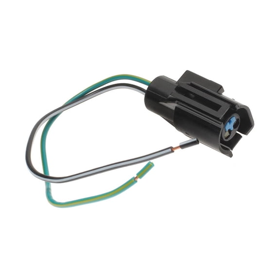 KarParts360 For Ford E-350 Super Duty 1999-2010 Electrical Connector | Plastic | Metal Contact Terminal | Pin Terminal | Push On Attachment Method | 1 Male Connector