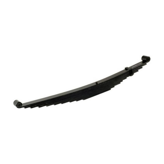 KarParts360 For Ford E-350 Super Duty 1999-2019 Suspension Leaf Spring | Steel Material | Black Bushing | Up Turned Eye End 1 & 2 Attachment | Rear Axle Orientation Replacement For 4C2Z5560-VA, 55090