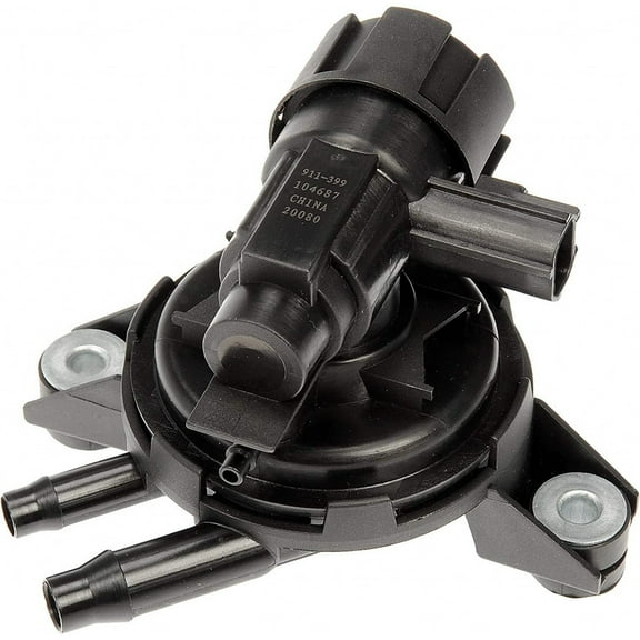 KarParts360 For Ford E-550/E-450 Super Duty 2003 Vapor Canister Vent Solenoid | Plastic | Black | Male End 1 and 2 | 0.36 Inches End 1 Outside Diameter | Replacement For F7UZ9C915DA