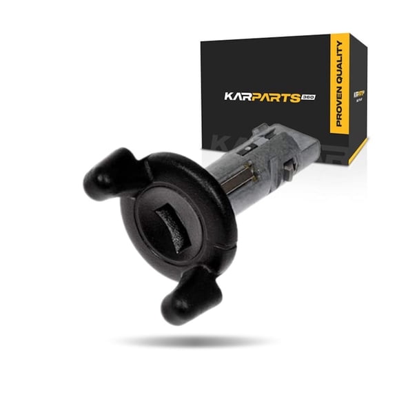 KarParts360 For GMC Sonoma/Jimmy 1999 2000 2001 2002 Ignition Lock Cylinder | Black Housing | Metal | 2 Pieces Key | With Keys | Replacement For 12472980, 15815961