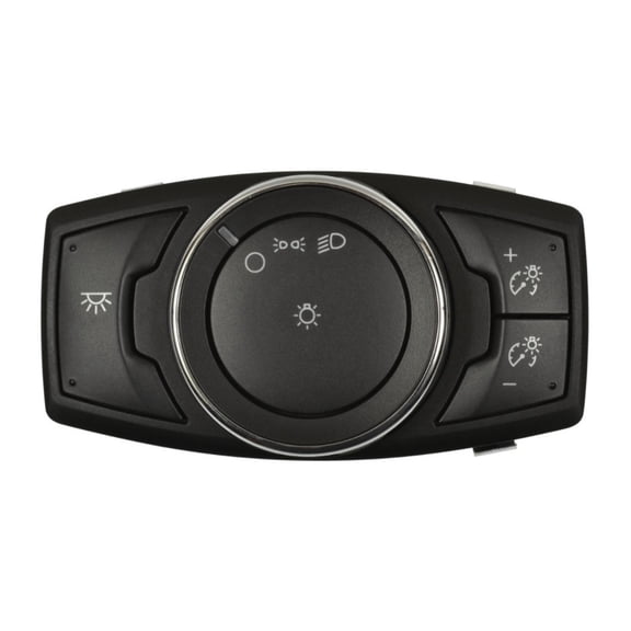 KarParts360 For Ford Edge 2011 2012 2013 2014 Headlight Switch | Plastic | Black Knob | Pin Terminal | Female Connector | Rectangular Connector | Replacement For CT4Z11654BA, BT4Z11654BA
