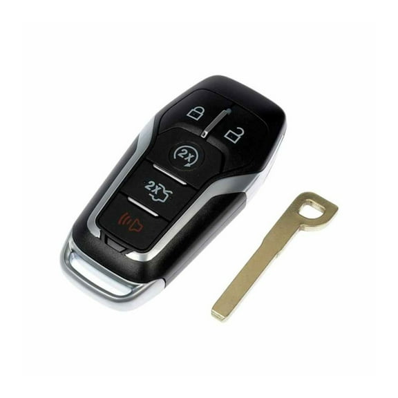 KarParts360 For Ford Edge 2015 2016 2017 Keyless Entry Remote | Black Color | 5 Buttons | Key Fob Item Style | Emergency Key Blade Style | Replacement For 164-R7989, 164-R7991