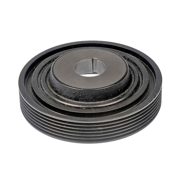 KarParts360 For Ford Escape 2001 2002 2003 2004 Harmonic Balancer | Black Color | Serpentine Drive Belt Type | Keyway Type | 35.5 Millimeters Depth | Replacement For YF0911401, F5RZ6312-A