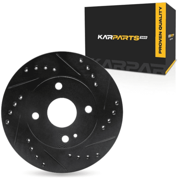 KarParts360 For Ford Escort 1991 92 93 94 95 1996 Brake Rotor Front, Passenger Side | Cast Iron | Vented | 22 Millimeters/0.87 Inches Nominal Thickness | 235 Millimeters/9.25 Inches Outside Diameter