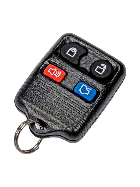 For Ford Escort 1998 99 00 01 02 2003 Keyless Entry Transmitter | Black | 4 Pieces Button | With Batteries | Replacement For 2S4Z15K601-AB, 2S4Z15K601AA