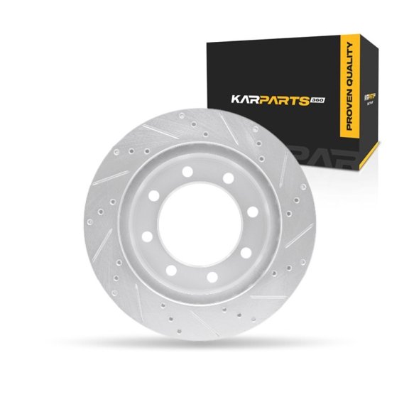 KarParts360 For Ford Excursion 2000 01 02 03 04 2005 Brake Rotor Driver Side | Front | Silver | 38 Millimeters / 1.50 Inches Nominal Thickness | 331 Millimeters / 13.03 Inches Outside Diameter