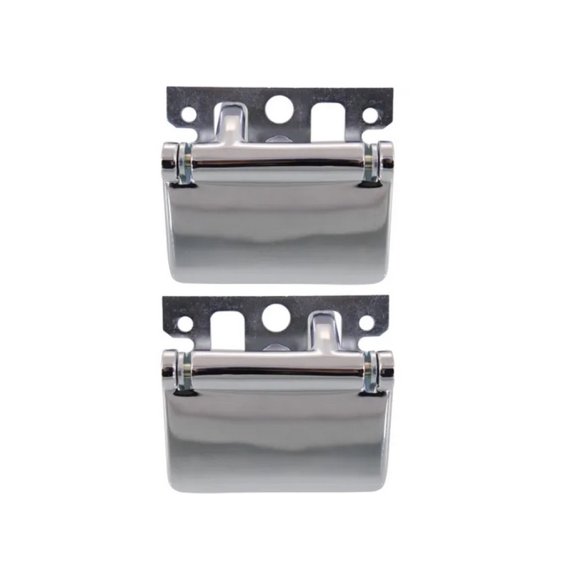 KarParts360 For Ford Excursion 2000 01 02 03 04 2005 Interior Door Handles Front or Rear, Driver and Passenger Side | Pair | Chrome | Excluded Door Lock Hole | For 6C3Z2522600AAA, 6C3Z2522601AAA