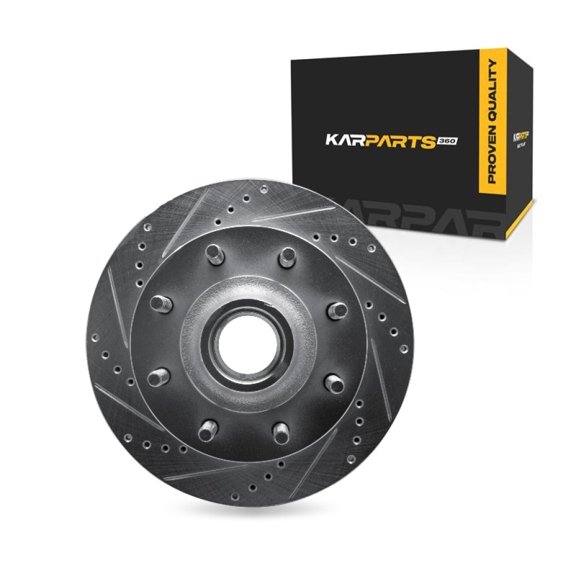 KarParts360 For Ford Excursion 2000 2001 2002 Brake Rotor | Silver | 38 Millimeters / 1.50 Inches Nominal Thickness | 331 Millimeters / 13.03 Inches Outside Diameter | 8 Stud/Lug Hole