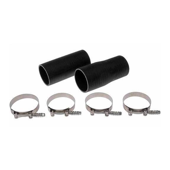 KarParts360 For Ford Excursion 2003 2004 2005 Intercooler Boot Set | Silicone Rubber | Black | 1400 Maximum Pressure Rating psi | 3 Inches Inside Diameter | For 6C3Z-6C640-B, 6C3Z-6K786-CA