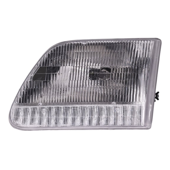 KarParts360 For Ford Expedition 1997 98 99 00 01 2002 Headlight Driver Side | Clear | Composite Type | With Bulbs | Replacement For FO2502139 | 3L3Z13008DA