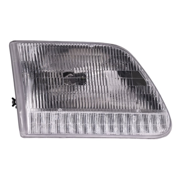 KarParts360 For Ford Expedition 1997 98 99 00 01 2002 Headlight Passenger Side | Clear | Composite Type | With Bulbs | Replacement For FO2503139 | 3L3Z13008CA