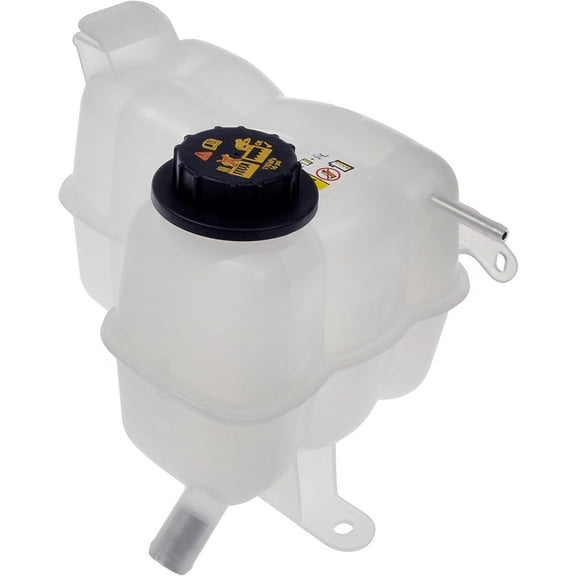 KarParts360 For Ford Expedition 2003 2004 2005 2006 Coolant Reservoir Black, White | Plastic | Spring Loaded Twist Cap | 228MM Height | 16 PSI Cap Maximum Pressure | w/Cap | 2L1Z8A080-AB, 3L1Z8A080-A