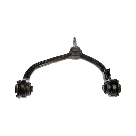 KarParts360 For Ford Expedition 2003 2004 2005 2006 Suspension Control Arm And Ball Joint Front Passenger Side, Upper | Rubber Bushing | Threaded Ball Joint Stud | Black | Casting/Forged Control Arm