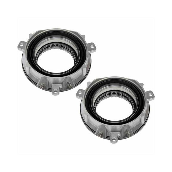 KarParts360 For Ford Expedition 2003-2015 Independent Wheel End Coupler | 2 Pieces | Aluminum And Plastic Material | Black And Silver Color | 3 Bolt Hole | Replacement For 7L1Z3C247A