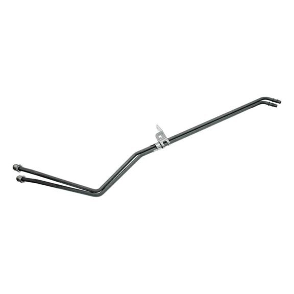 KarParts360 For Ford Explorer 2005 Transmission Oil Cooler Line | Silver Housing | Steel Hose Material | Male Quick Disconnect End 1 | Threaded Fitting End 2 | Molded Assembly Hose Shape | 1L2Z7R081A