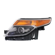 KarParts360 For Ford Explorer 2011 12 13 14 2015 Headlight Driver Side | 2013-2015 Base, XLT, Limited Model | With Bulb | Replacement For FO2502301 | BB5Z-13008-N