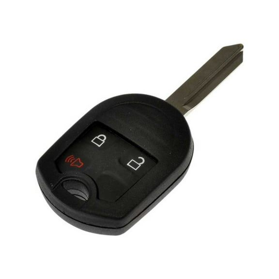 KarParts360 For Ford Explorer 2011 12 13 14 2015 Keyless Remote Case Repair | Plastic/Metal Material | Black | Lock/Unlock/Panic Button Functions | 3 Buttons | Replacement For 164-R8070